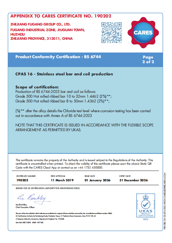 UK Cares Certification